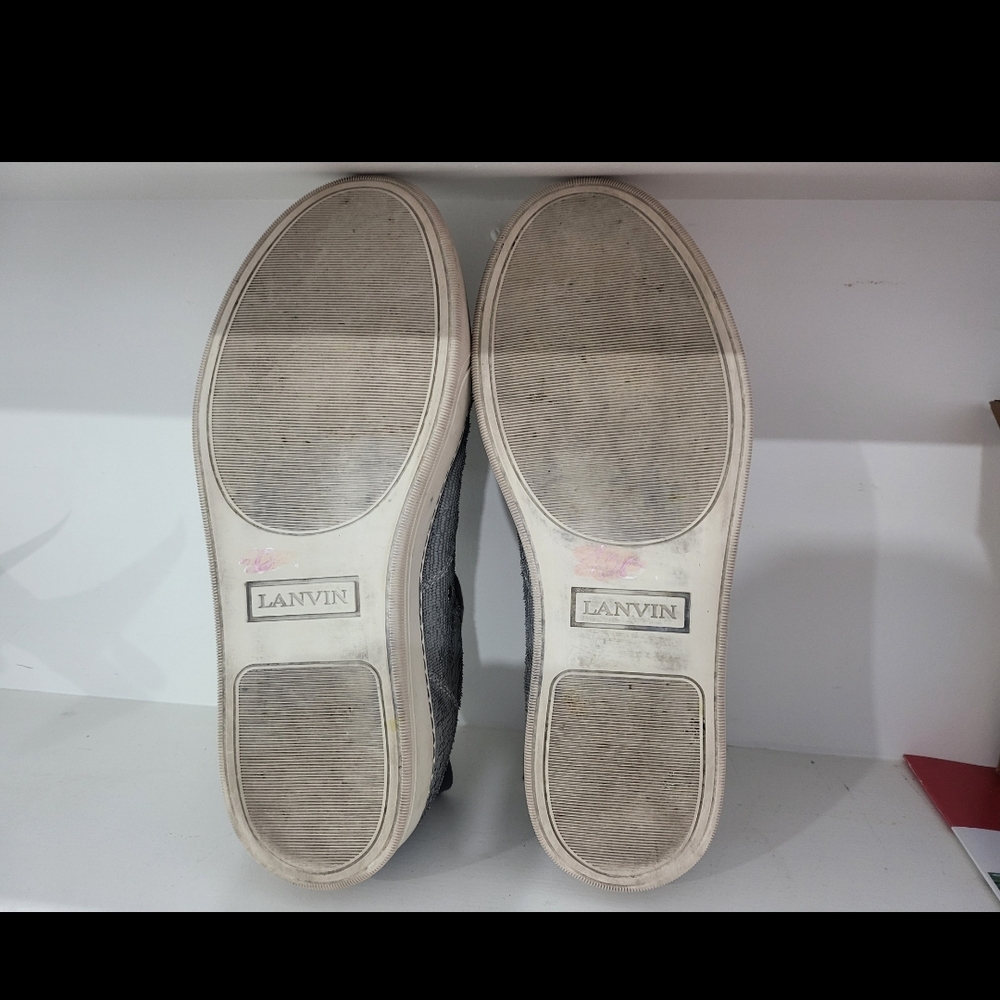 Lanvin Gray Sneakers - Picture 3 of 3
